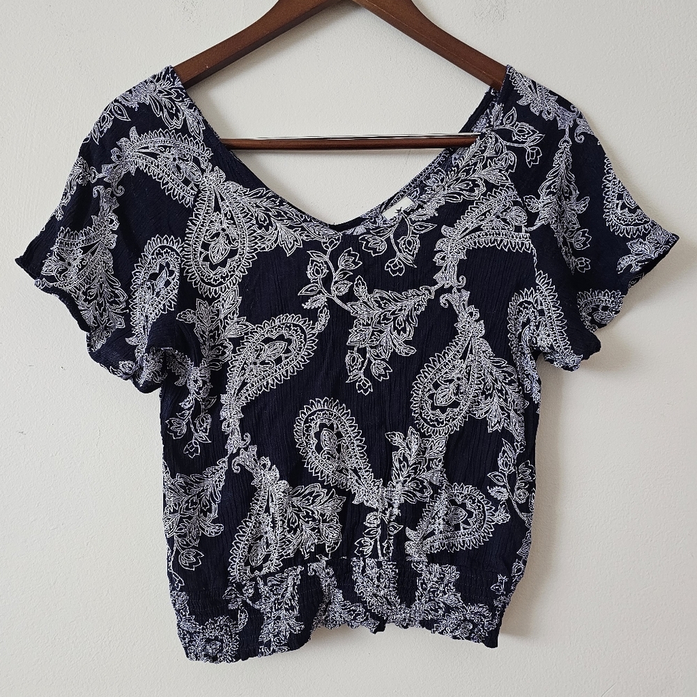 Papercrane crop top